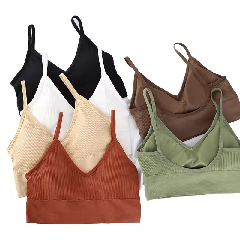 Bralette Triangle Set - ผู้หญิงไม่มีรอยต่อ Push Up Bra สวยกลับ Bras