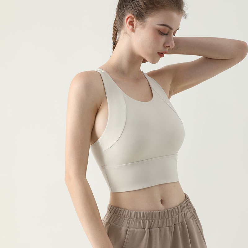 Bralette Triangle Set - ผู้หญิงกีฬา Bra Top Push Up ฟิตเนสโยคะ