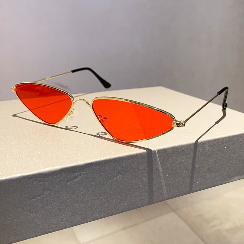 Sunglasses Cat Eye - แว่นกันแดดทรงแคทอายกรอบเล็ก รุ่นใหม่ สไตล์เรโทร สำหรับปั่นจักรยาน ชายหาด ปาร์ตี้