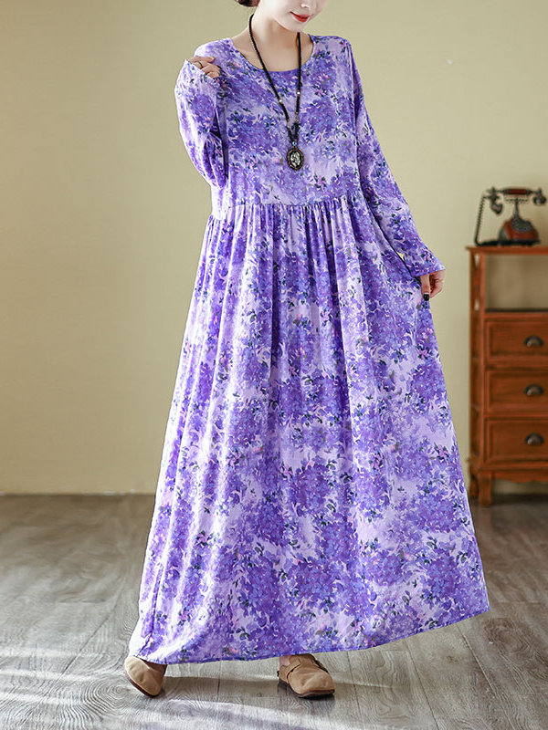 เดรสยาวคอกลมสไตล์ใหม่สำหรับฤดู - Linen Dress Wrap บทวิจารณ์และราคา