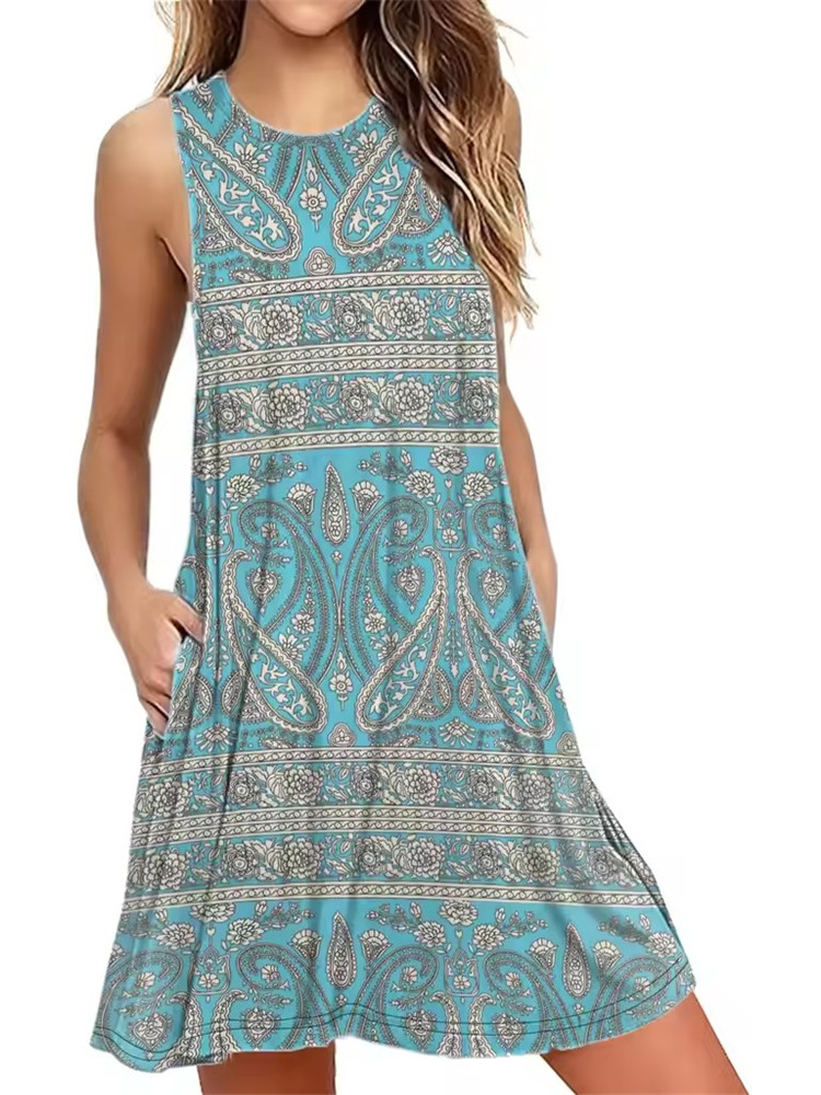 9XL PLUS ขนาด Sundress หลวมดอก - Romper Floral Print บทวิจารณ์และราคา