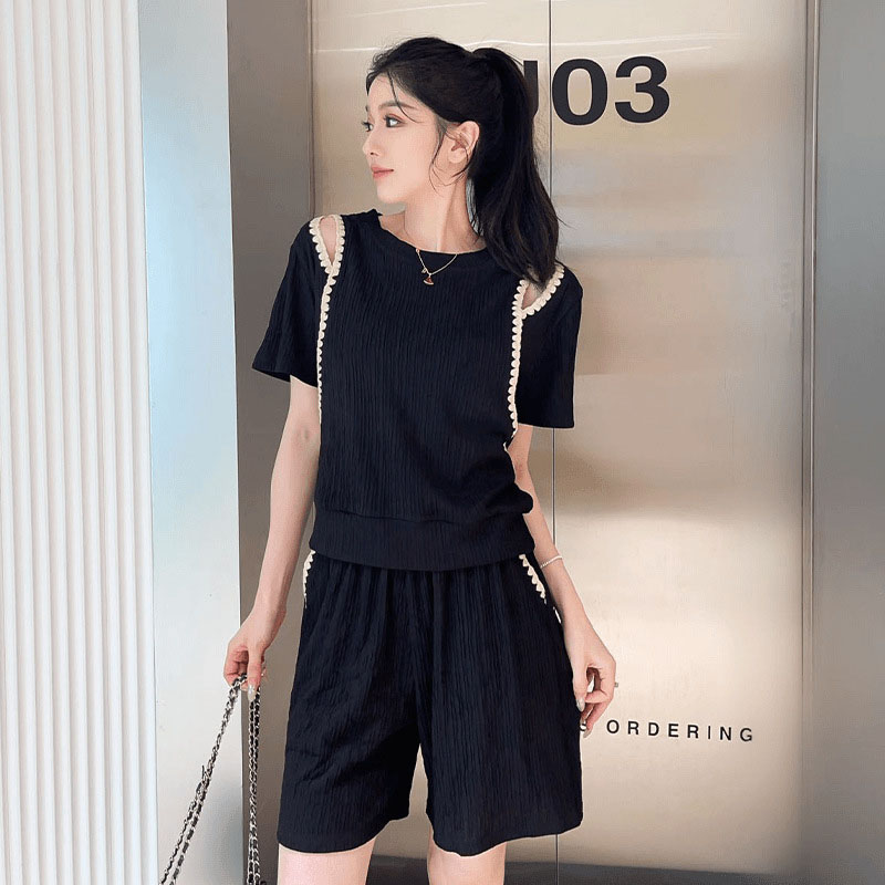 เกาหลีแฟชั่นปิดไหล่เสื้อยืด 2  - Blouse Off Shoulder บทวิจารณ์และราคา