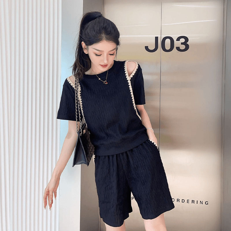 เกาหลีแฟชั่นปิดไหล่เสื้อยืด 2  - Blouse Off Shoulder บทวิจารณ์และราคา