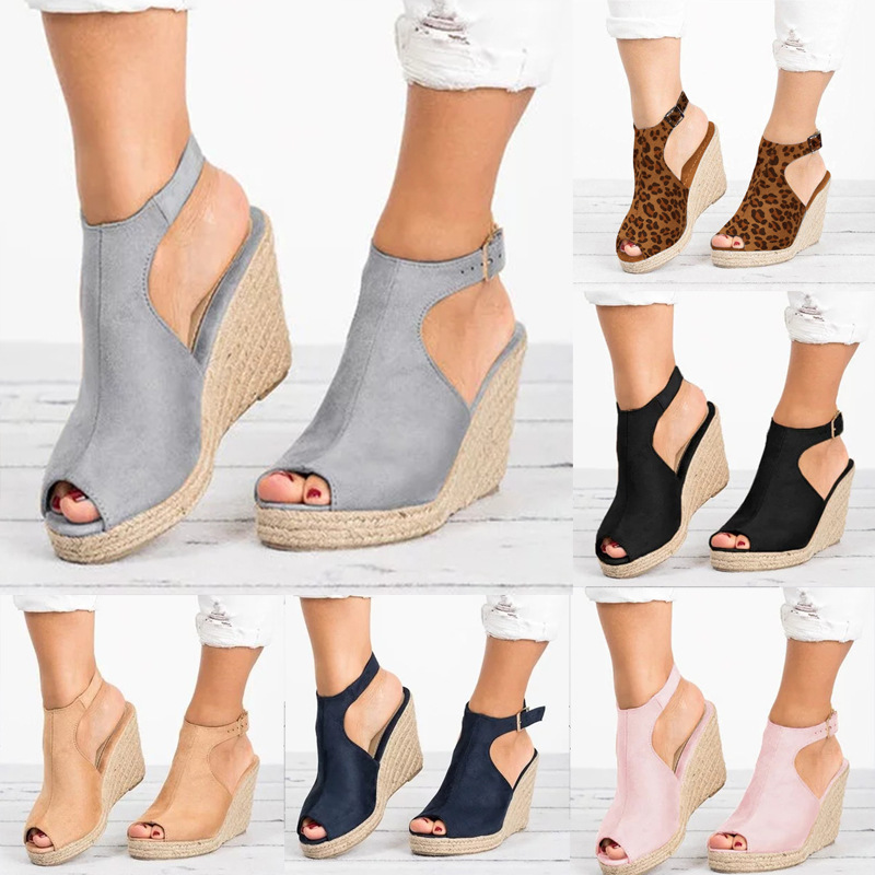 รองเท้าแตะส้นสําหรับผู้หญิงฤดู - Wedge Espadrille Women บทวิจารณ์และราคา