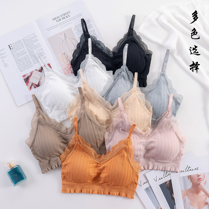 3D ชุดชั้นในเซ็กซี่ไม่มีรอยต่อ - Bralette Triangle Set บทวิจารณ์และราคา
