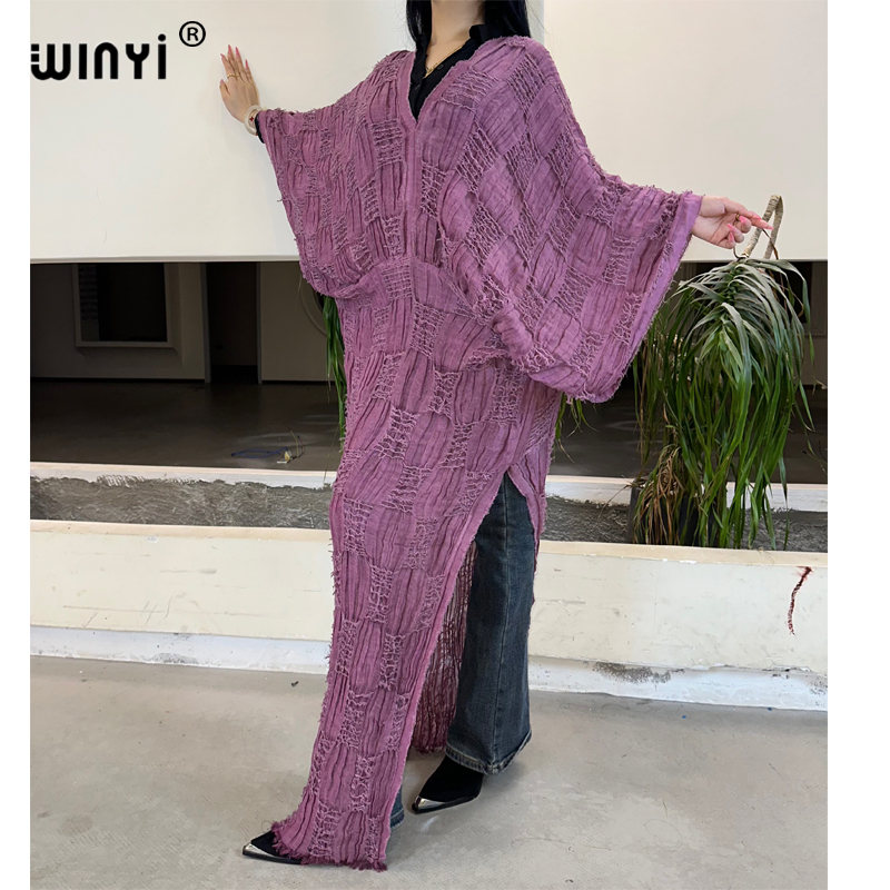 WINYI kaftan Tie-DYE Make ชุดเ - Cover Up Kaftan บทวิจารณ์และราคา