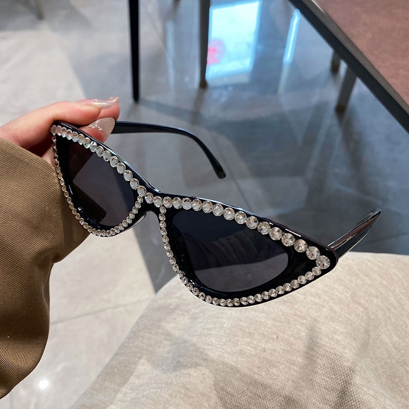 วินเทจหรูหราแมวตาแว่นกันแดดผู้ - Sunglasses Cat Eye บทวิจารณ์และราคา