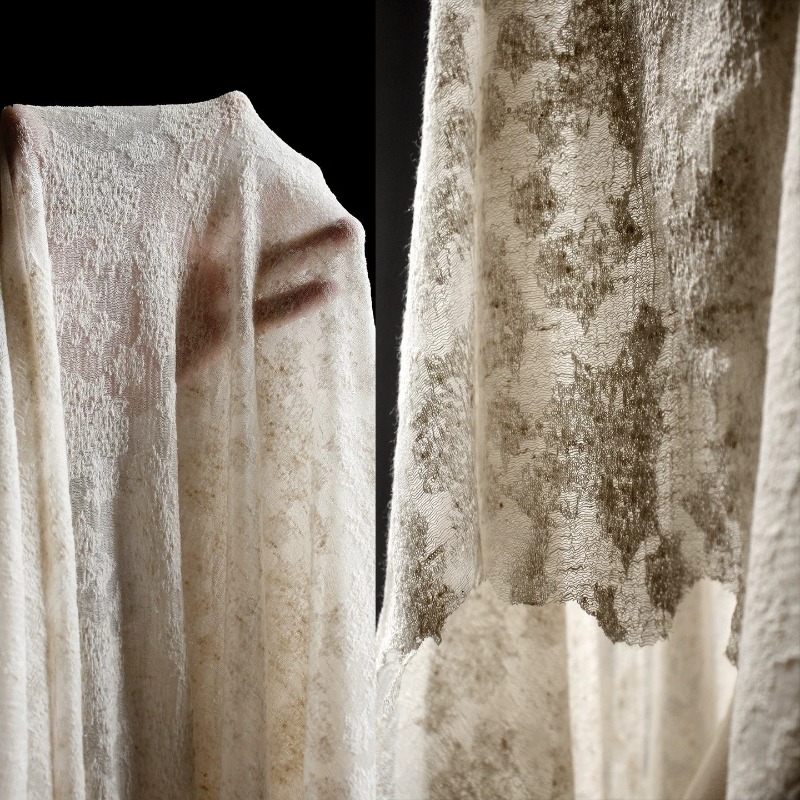 ผ้าฝ้ายลินินถักเนื้อวินเทจแบบด - Linen Dress Wrap บทวิจารณ์และราคา