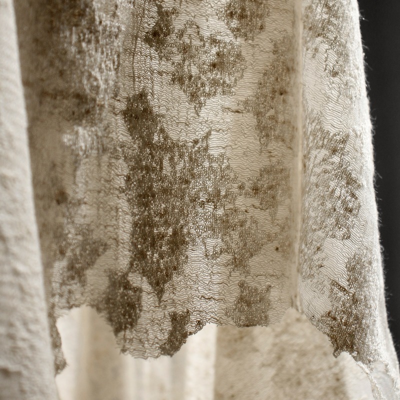 ผ้าฝ้ายลินินถักเนื้อวินเทจแบบด - Linen Dress Wrap บทวิจารณ์และราคา