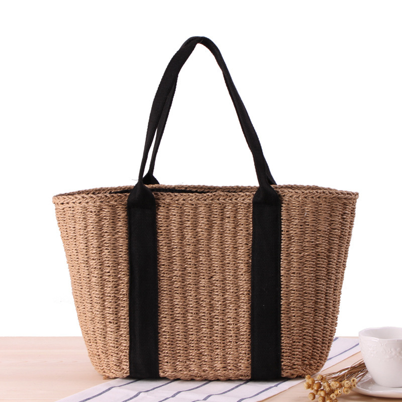 กระเป๋าฟางอินเทรนด์สำหรับผู้หญ - Crochet Bag Raffia บทวิจารณ์และราคา