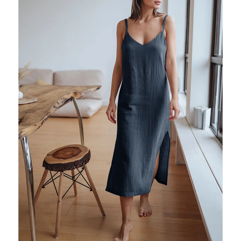 Muslin ผ้าฝ้าย 100% ชุดสตรีเซ็ - Linen Dress Wrap บทวิจารณ์และราคา