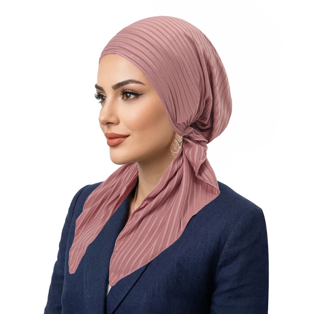 ผ้าโพกหัวแบบผูกสำเร็จรูป ผ้าถั - Headband Summer Knit บทวิจารณ์และราคา