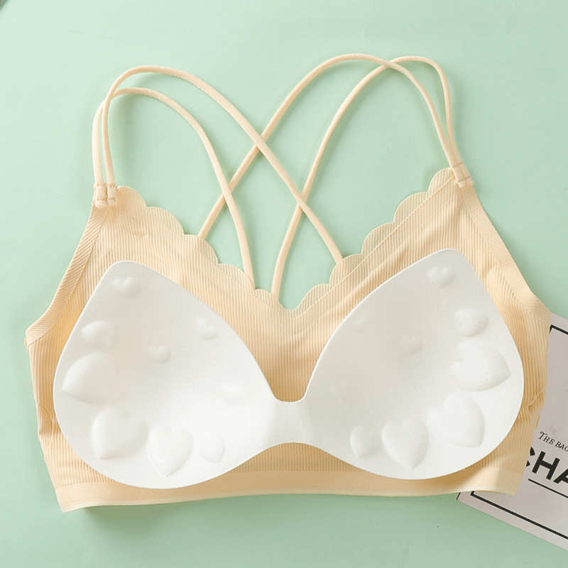 ชุดชั้นในเซ็กซี่บราไร้ตะเข็บบร - Bralette Triangle Set บทวิจารณ์และราคา