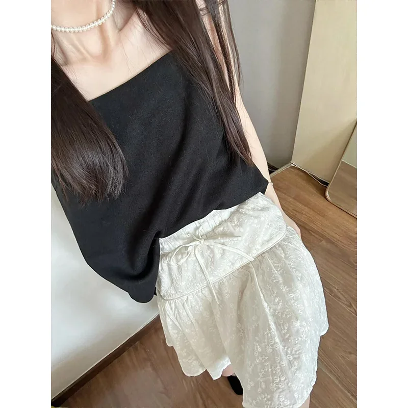 ความคมชัดสี Chic Girl 2 PC ชุด - Crop Top Crochet บทวิจารณ์และราคา
