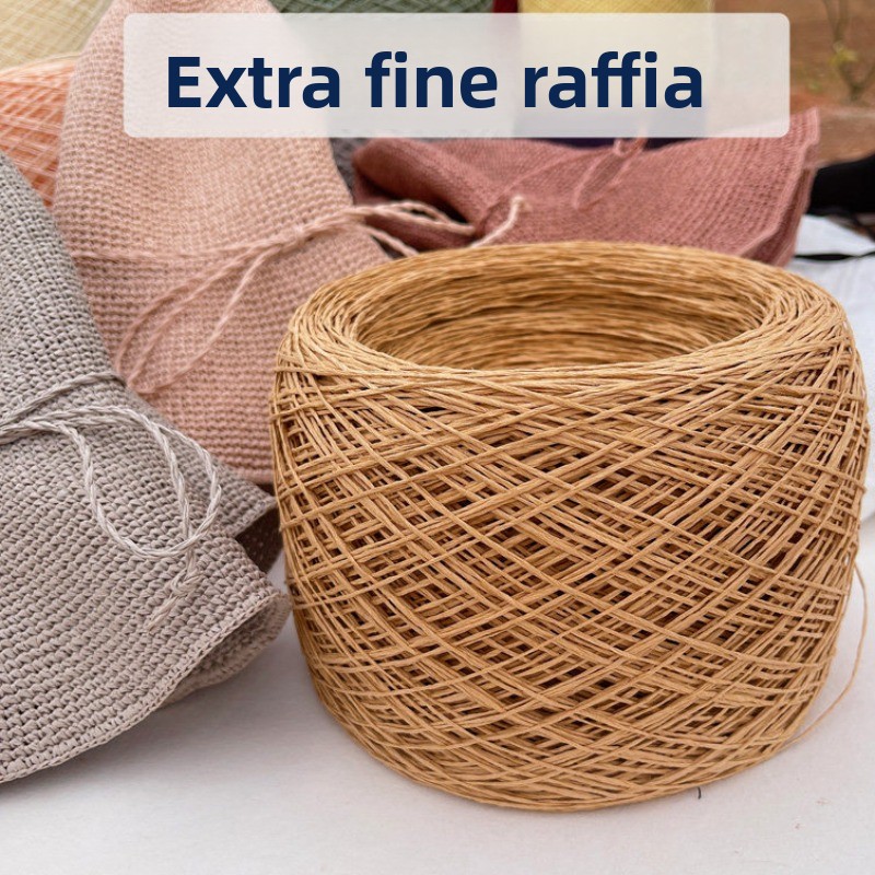 เส้นใยราฟเฟียกระดาษบาง 250 กรั - Crochet Bag Raffia บทวิจารณ์และราคา