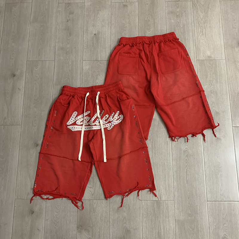 กางเกงขาสั้นลำลอง VALLEY สำหรั - Shorts Denim Frayed บทวิจารณ์และราคา
