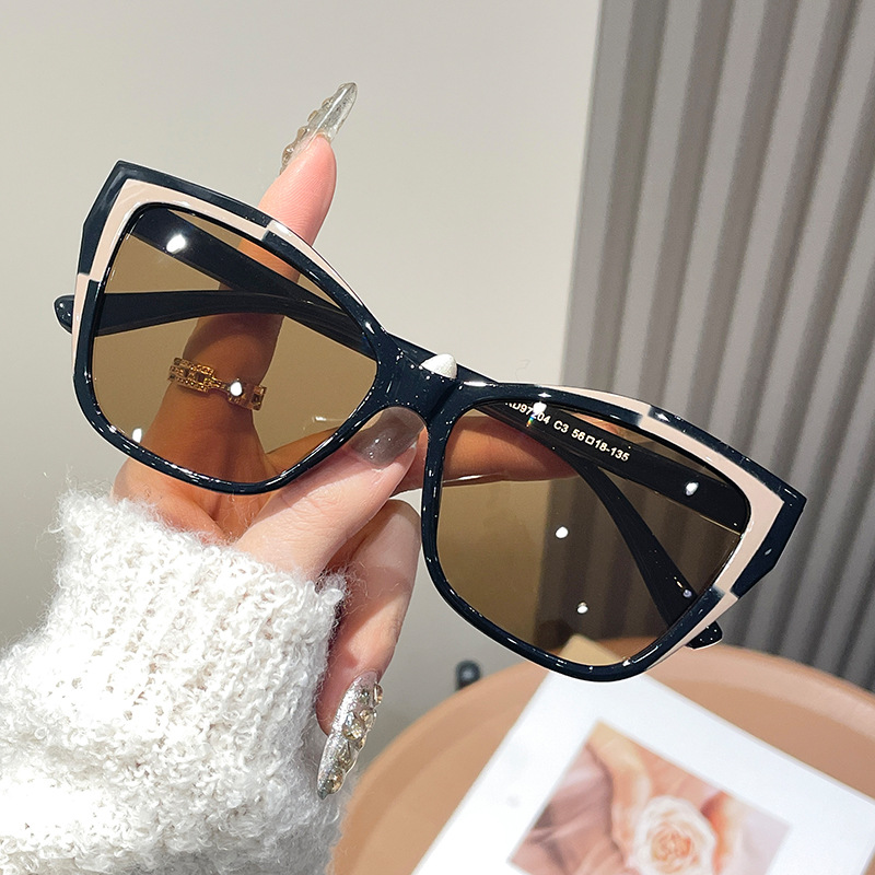 กรอบแว่นตาแฟชั่นทรงแคทอายสีสัน - Sunglasses Cat Eye บทวิจารณ์และราคา
