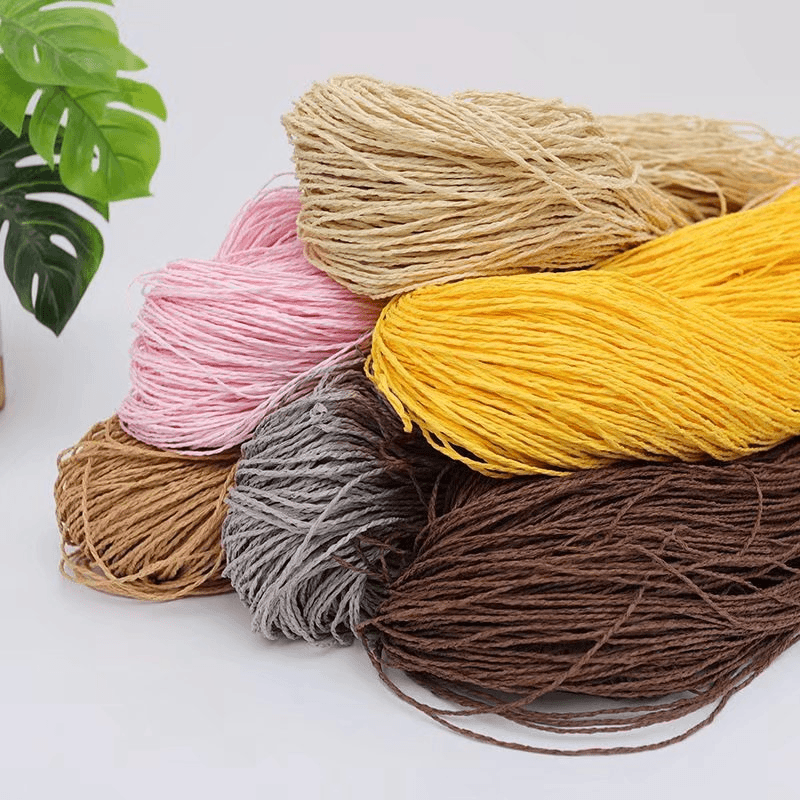 ไหมราฟเฟียฝ้าย 2 ชั้น น้ำหนัก  - Crochet Bag Raffia บทวิจารณ์และราคา