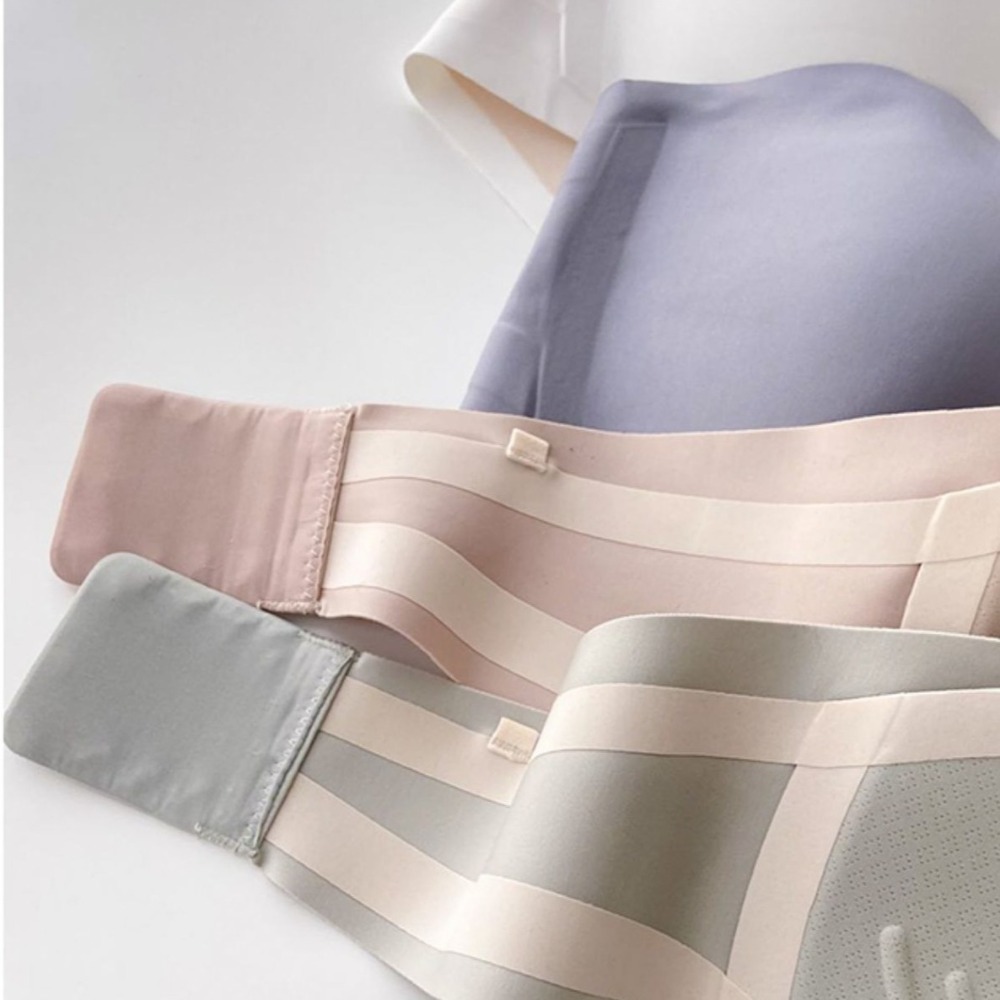 สีทึบ Strapless ห่อ Bra ที่มอง - Bralette Triangle Set บทวิจารณ์และราคา