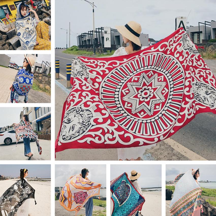 2018 ใหม่ 90x180 ซม.ผ้าฝ้าย Pa - Cover Up Kaftan บทวิจารณ์และราคา