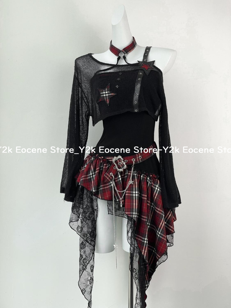 2000s Y2Kสาวเผ็ดออกแบบไม่สม่ํา - Cover Up Kaftan บทวิจารณ์และราคา