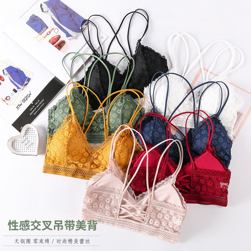 3Dชุดชั้นในเซ็กซี่Seamless Spo - Bralette Triangle Set บทวิจารณ์และราคา