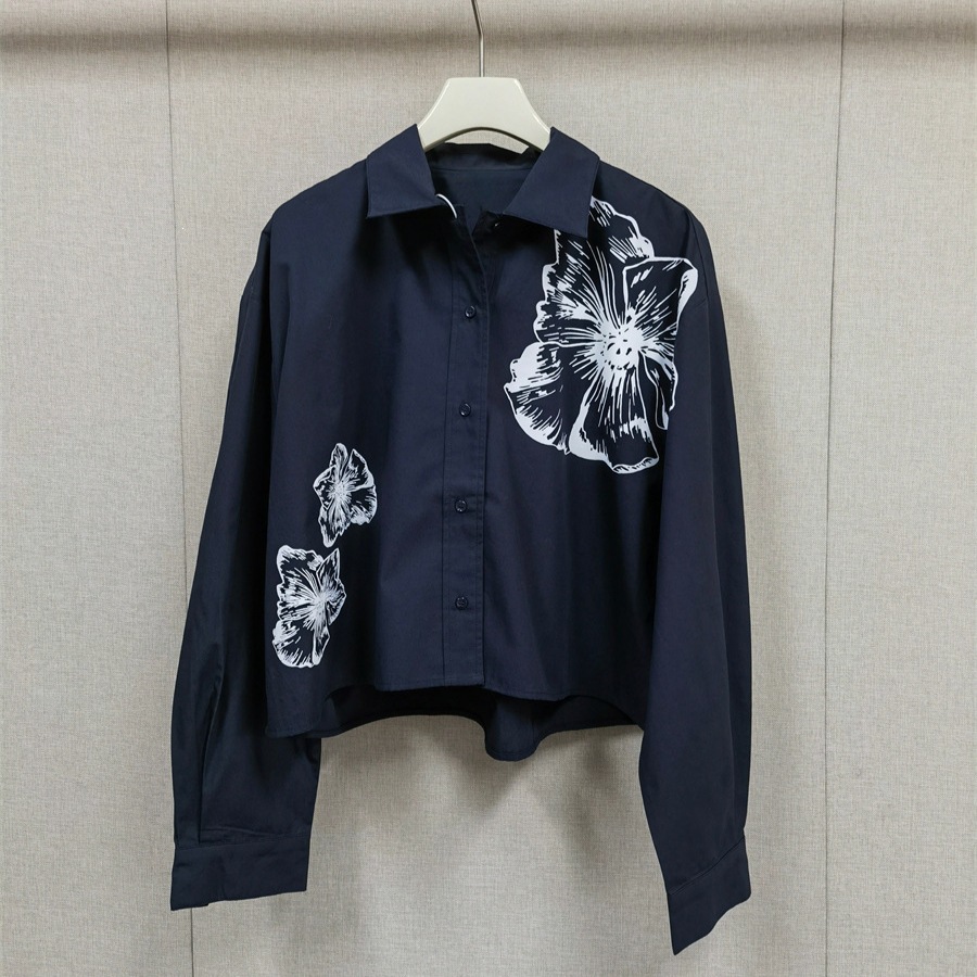 เสื้อเชิ้ตพิมพ์ลายดอกไม้สีขาวแ - Romper Floral Print บทวิจารณ์และราคา