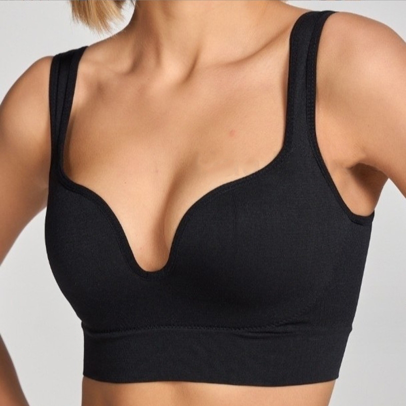 3D เสื้อกีฬา Breathable ไม่มีแ - Bralette Triangle Set บทวิจารณ์และราคา
