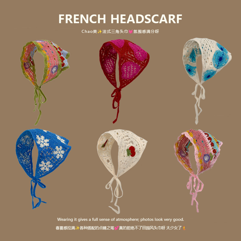 ที่คาดผมถักทรงสามเหลี่ยม สไตล์ - Headband Summer Knit บทวิจารณ์และราคา