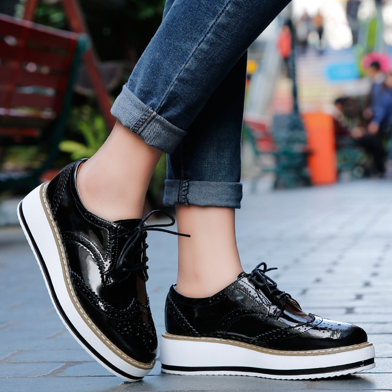 ผู้หญิง Loafers รองเท้าหนังหนา - Wedge Espadrille Women บทวิจารณ์และราคา
