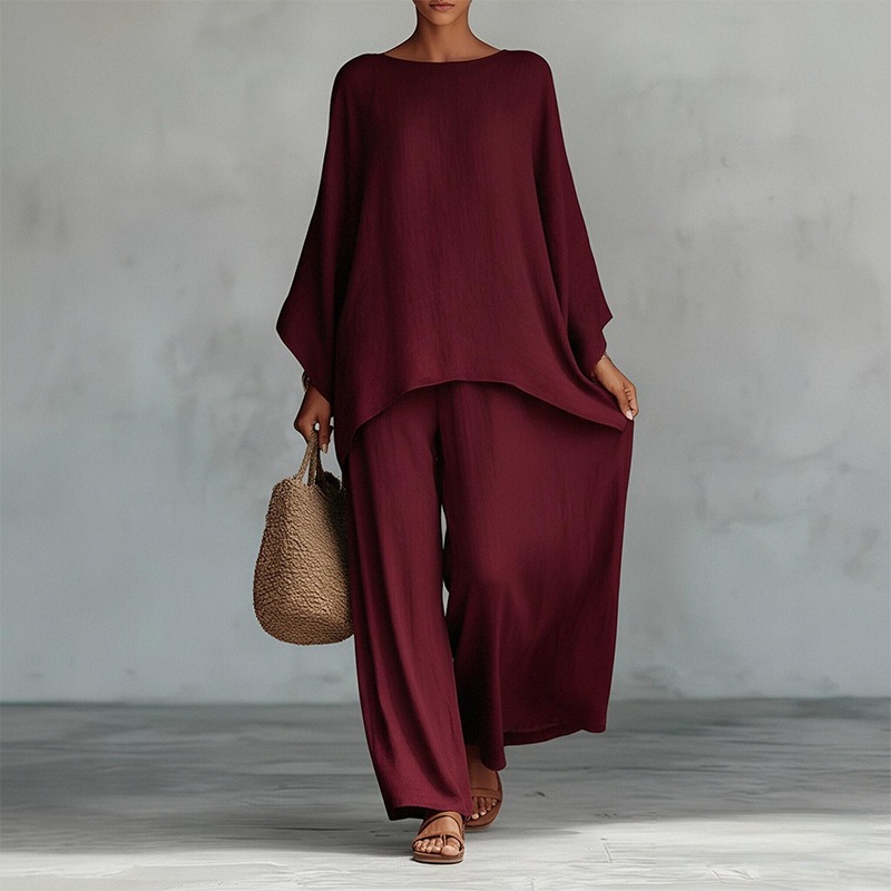 ชุดเซ็ต 2 ชิ้น เสื้อผ้าลินินแฟ - Linen Pant Wide บทวิจารณ์และราคา